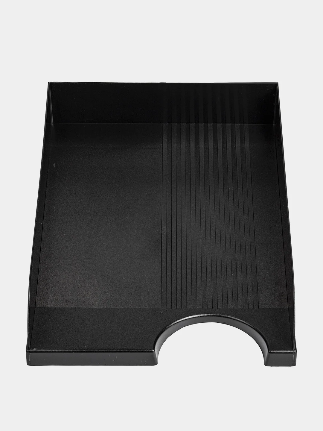 Лоток горизонтальный для бумаг BRAUBERG Standard, 350х253х65 мм, черный, 237947