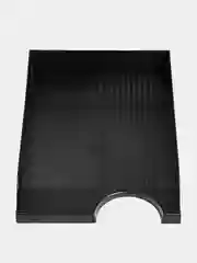 Лоток горизонтальный для бумаг BRAUBERG Standard, 350х253х65 мм, черный, 237947