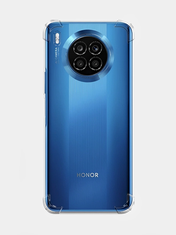 Чехол Honor 50 Lite, Huawei Nova 8i, прозрачный, противоударный, с защитой камеры