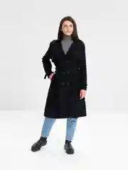 Черный базовый женский тренч LaFemme