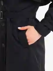 Черный базовый женский тренч LaFemme
