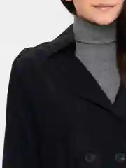 Черный базовый женский тренч LaFemme