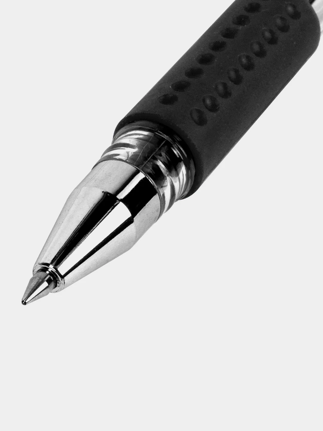 Ручки гелевые с грипом BRAUBERG "EXTRA GT", ЧЕРНЫЕ, НАБОР 4 штуки, 143924