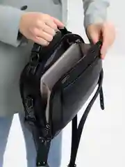 Сумка женская, через плечо, черная