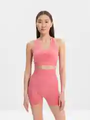Розовый спортивный костюм, женский, для фитнеса