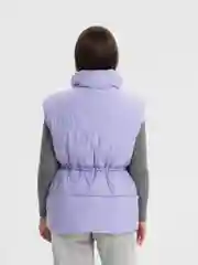 Лавандовый жилет утепленный, женский