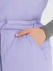 Лавандовый жилет утепленный, женский