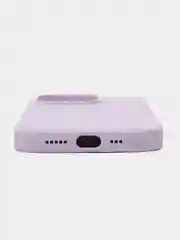 Розовый силиконовый кейс magsafe айфон 14 / 14 про / 14 про макс