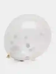 Серебряный воздушные шарики с блестками