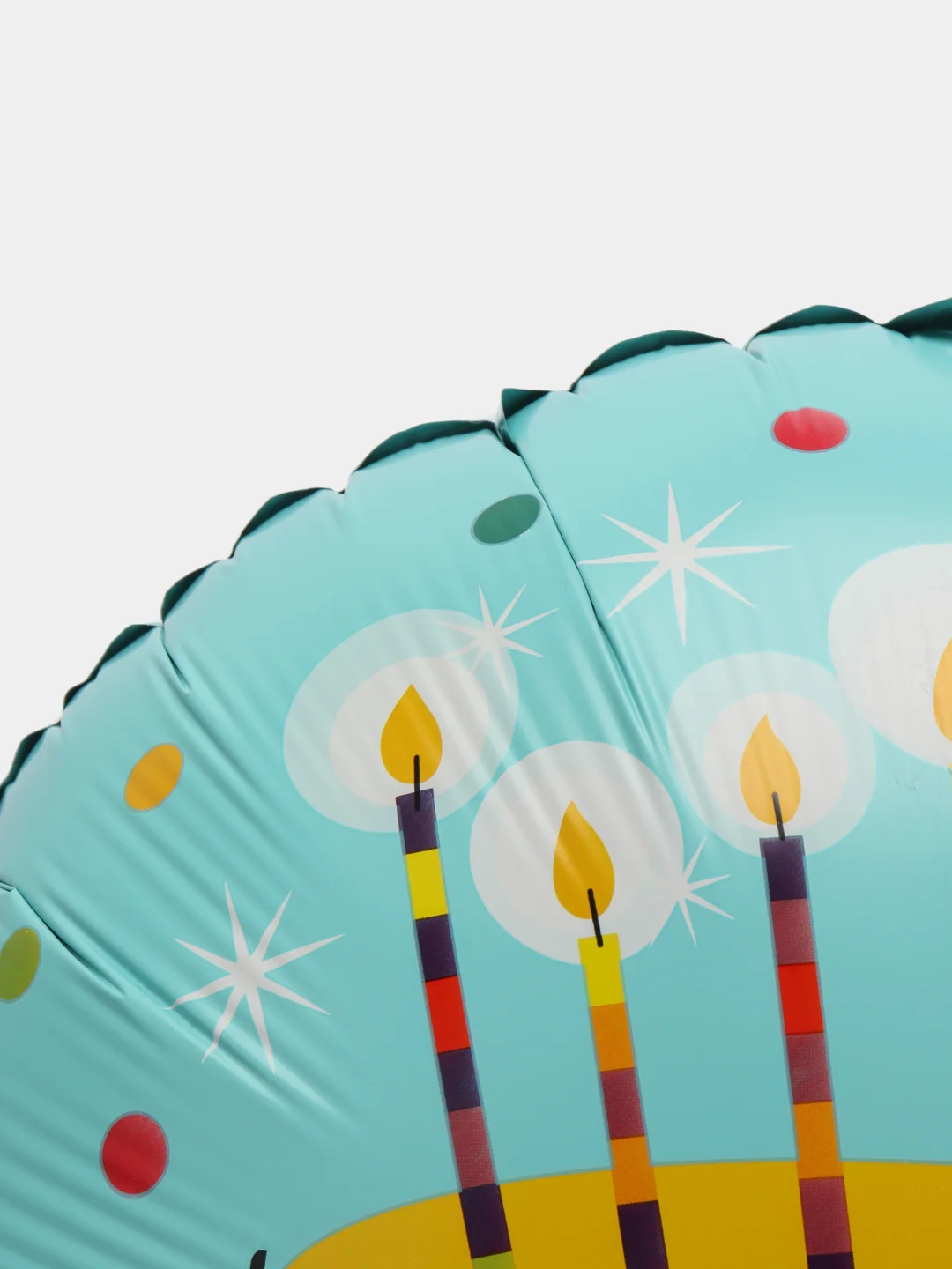 Голубой воздушные шары Happy Birthday, круглые, фольгированные