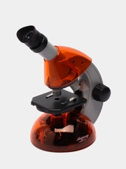 Микроскоп Микромед Атом 40x-640x, апельсин, детский