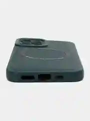 Зелёный хаки чехол MagSafe для iPhone 11, 12, 13, 14, Pro, Pro Max, металалическое кольцо магсейф айфон