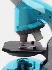 Микроскоп Микромед Атом 40x-640x, лазурь, детский