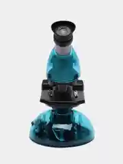 Микроскоп Микромед Атом 40x-640x, лазурь, детский
