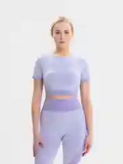 Аметистовый костюм для фитнеса и йоги