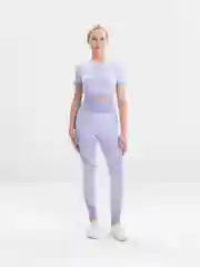 Аметистовый костюм для фитнеса и йоги