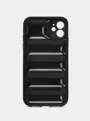 Черный чехол силиконовый для iPhone 11, 12, 13, Pro, Pro Max, айфон