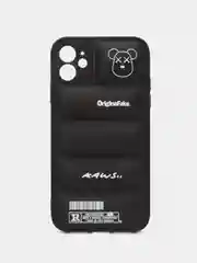 Черный чехол силиконовый для iPhone 11, 12, 13, Pro, Pro Max, айфон