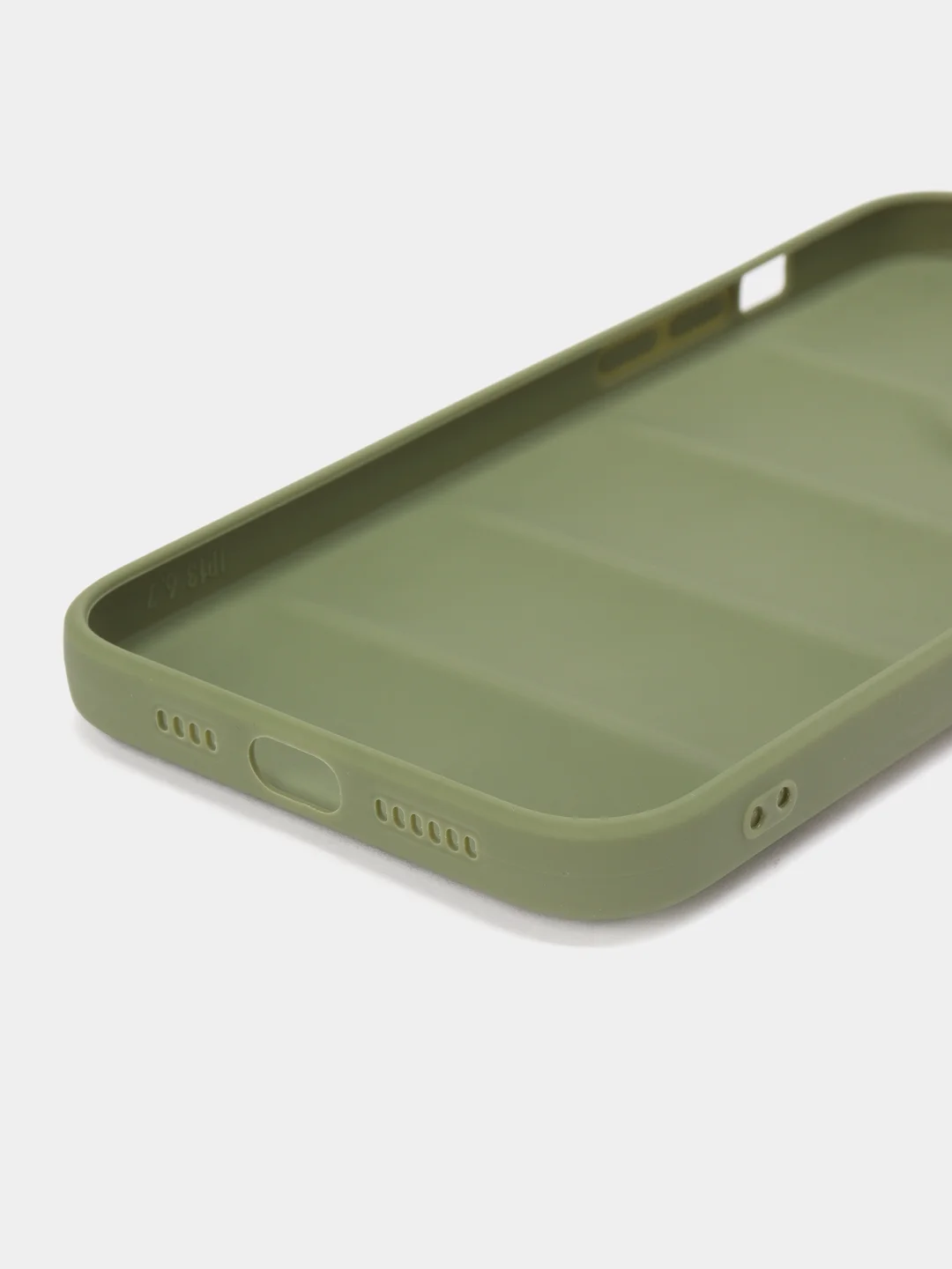 Оливковый чехол для iPhone 11, 12, 13, Pro, Pro Max силиконовый, айфон
