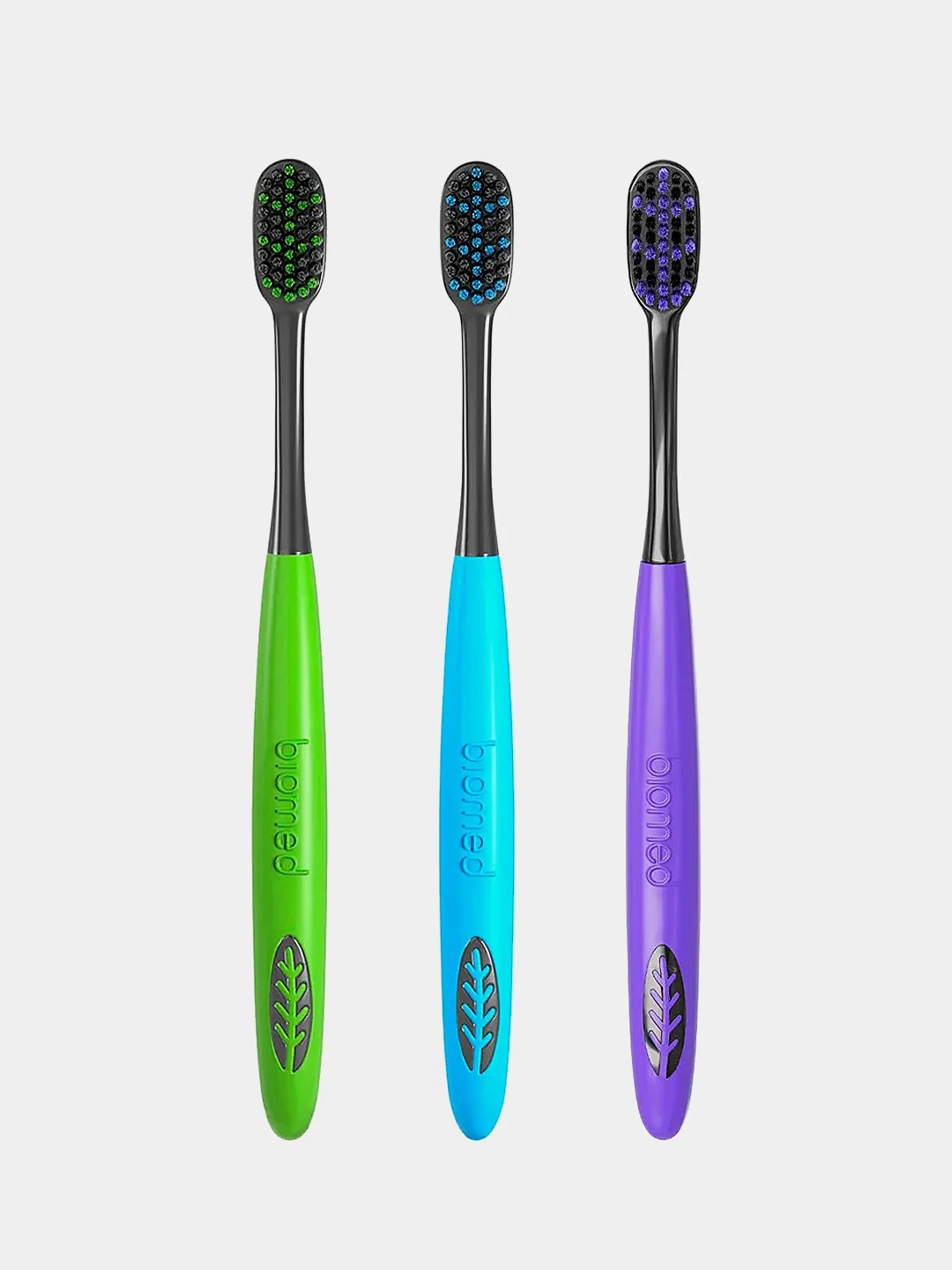 Набор Зубная щетка BIOMED BLACK 3 шт.