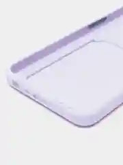 Сиреневый силиконовый чехол для OPPO A57S / A77 4G / A77S / OnePlus Nord N20 SE, с карманом для карт