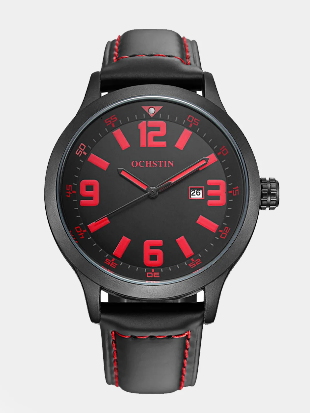 Красный мужские наручные часы Ochstin 6054A с хронографом в подарочной упаковке
