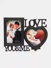Черный фоторамка "LOVE"