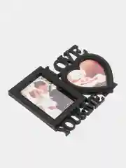 Черный фоторамка "LOVE"