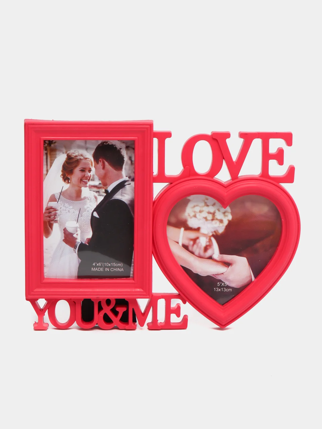 Розовый фоторамка "LOVE"