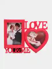 Розовый фоторамка "LOVE"