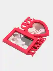 Розовый фоторамка "LOVE"