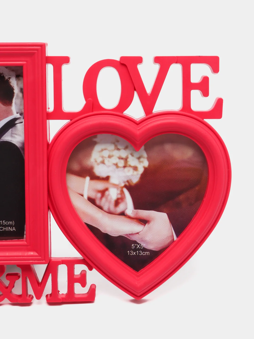 Розовый фоторамка "LOVE"