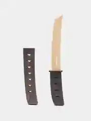 Серый деревянные нож керамбит и танто в ножнах