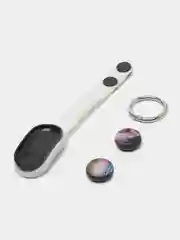 Белый магнитный брелок - игрушка антистресс Pop Puck "Поп Пак"