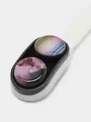 Белый магнитный брелок - игрушка антистресс Pop Puck "Поп Пак"