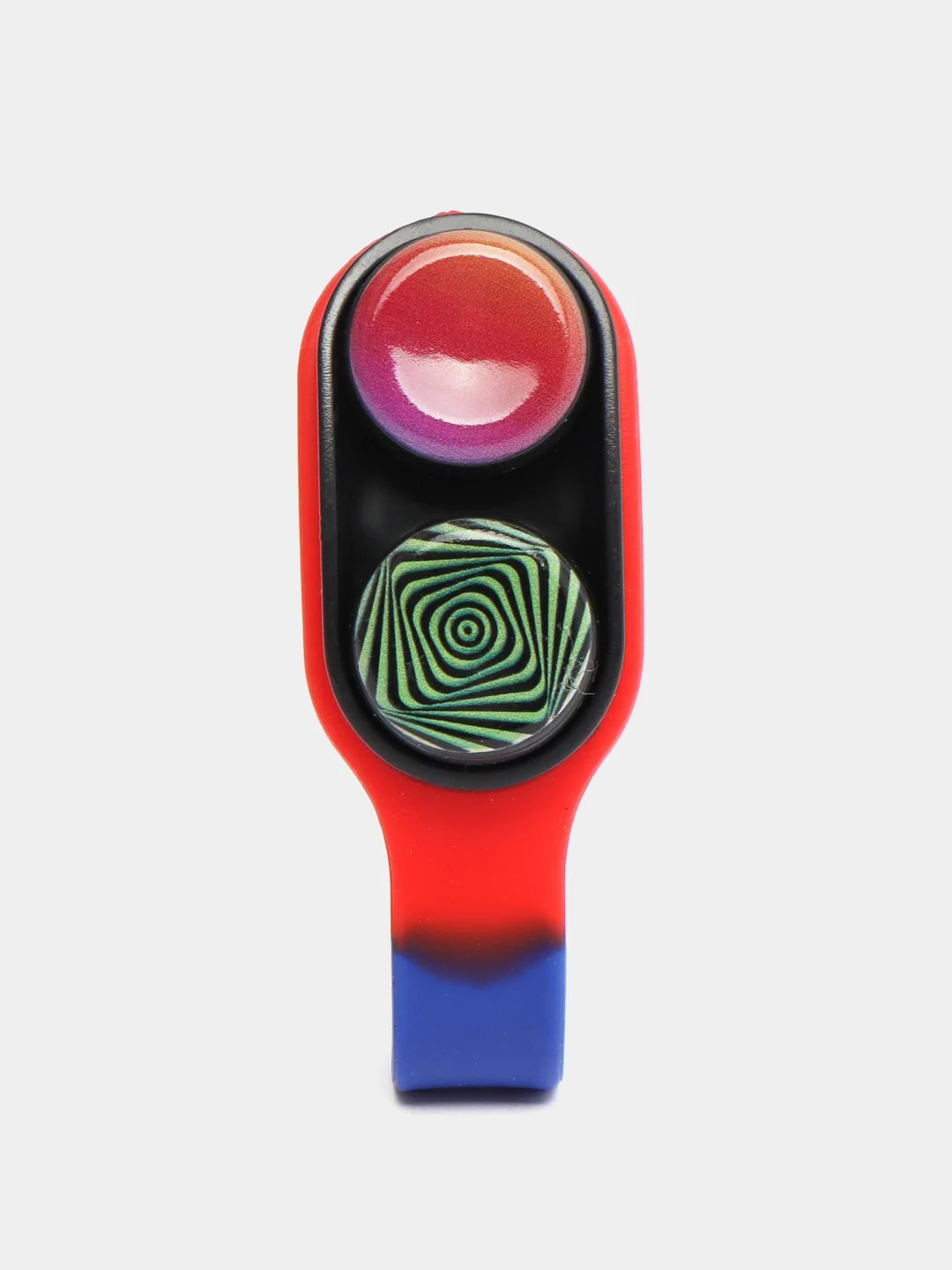 Красный магнитный брелок - игрушка антистресс Pop Puck "Поп Пак"