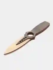 Серый деревянный нож "Кунай", тычковый