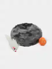 Серый когтеточка для кошек с игрушками