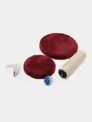 Красный когтеточка для кошек с игрушками