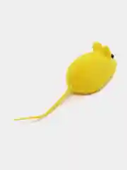 Желтый игрушка для кошек мышка с пищалкой