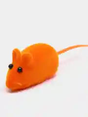 Оранжевый игрушка для кошек мышка с пищалкой