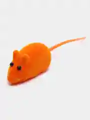 Оранжевый игрушка для кошек мышка с пищалкой