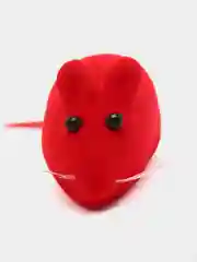Красный игрушка для кошек мышка с пищалкой