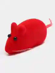 Красный игрушка для кошек мышка с пищалкой