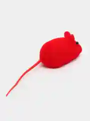 Красный игрушка для кошек мышка с пищалкой