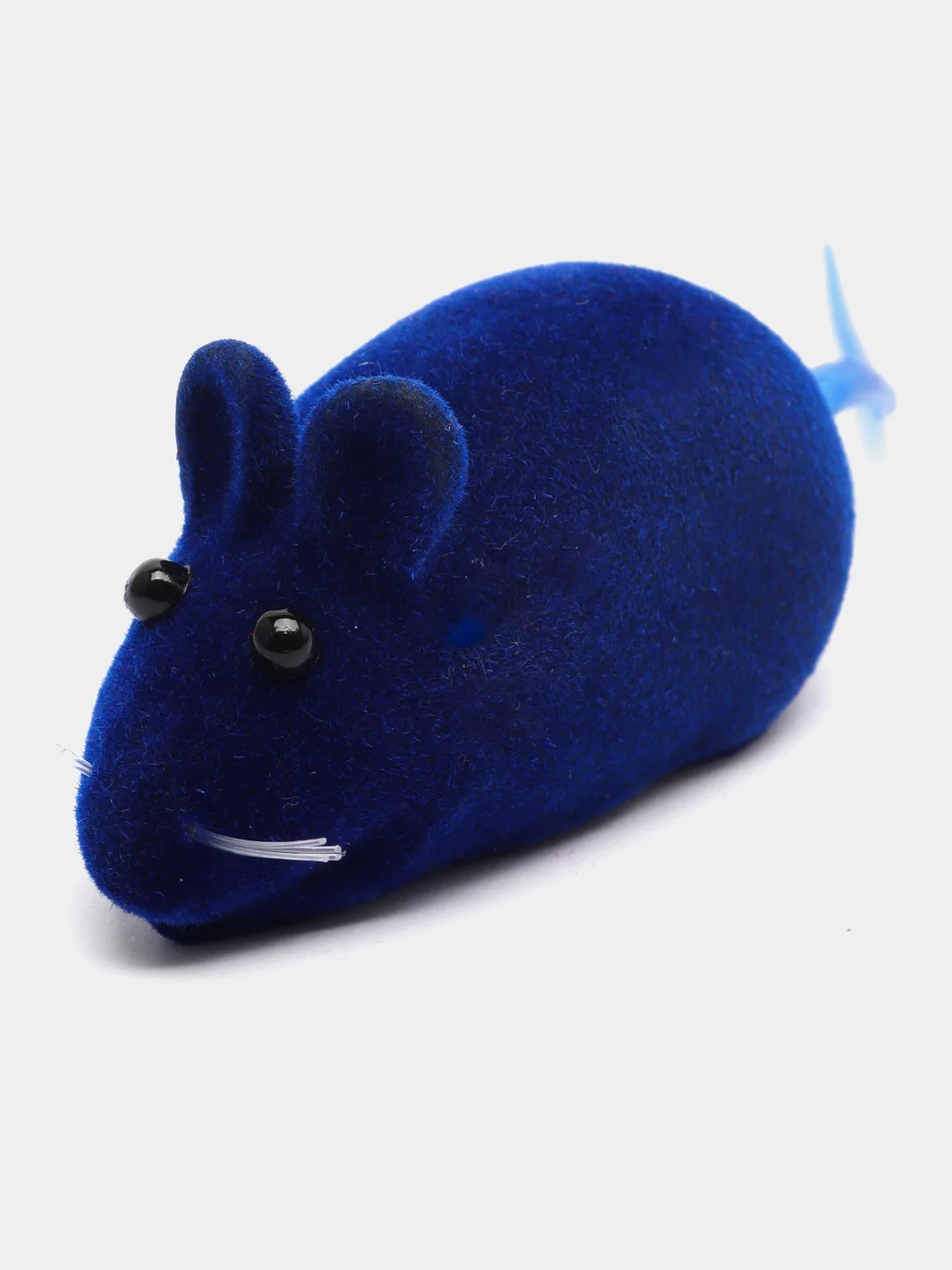 Синий игрушка для кошек мышка с пищалкой