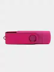 Розовый usb флеш-накопитель 2 в 1 для телефона и ПК, флешка с разъемами USB и type-c