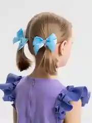 Голубой банты для девочек, 2 штуки