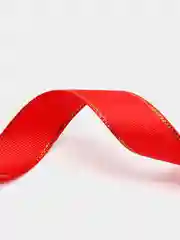 Красный репсовая лента с люрексом, золото, 25 и 38 мм