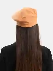 Карамельный классический берет